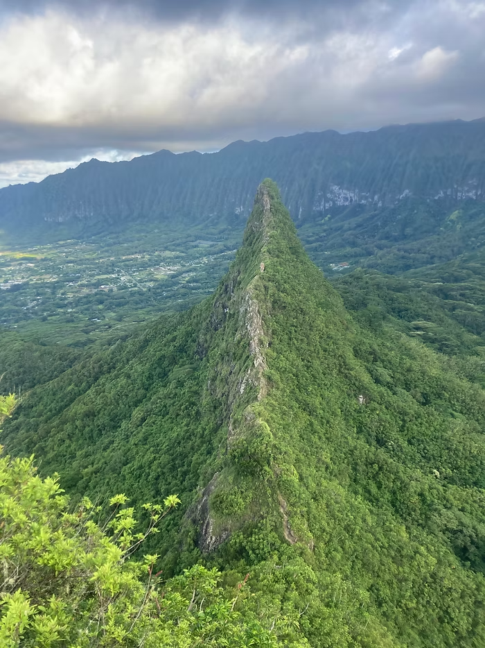 Olomana’s third peak in Oahu - a hard climb I loved!