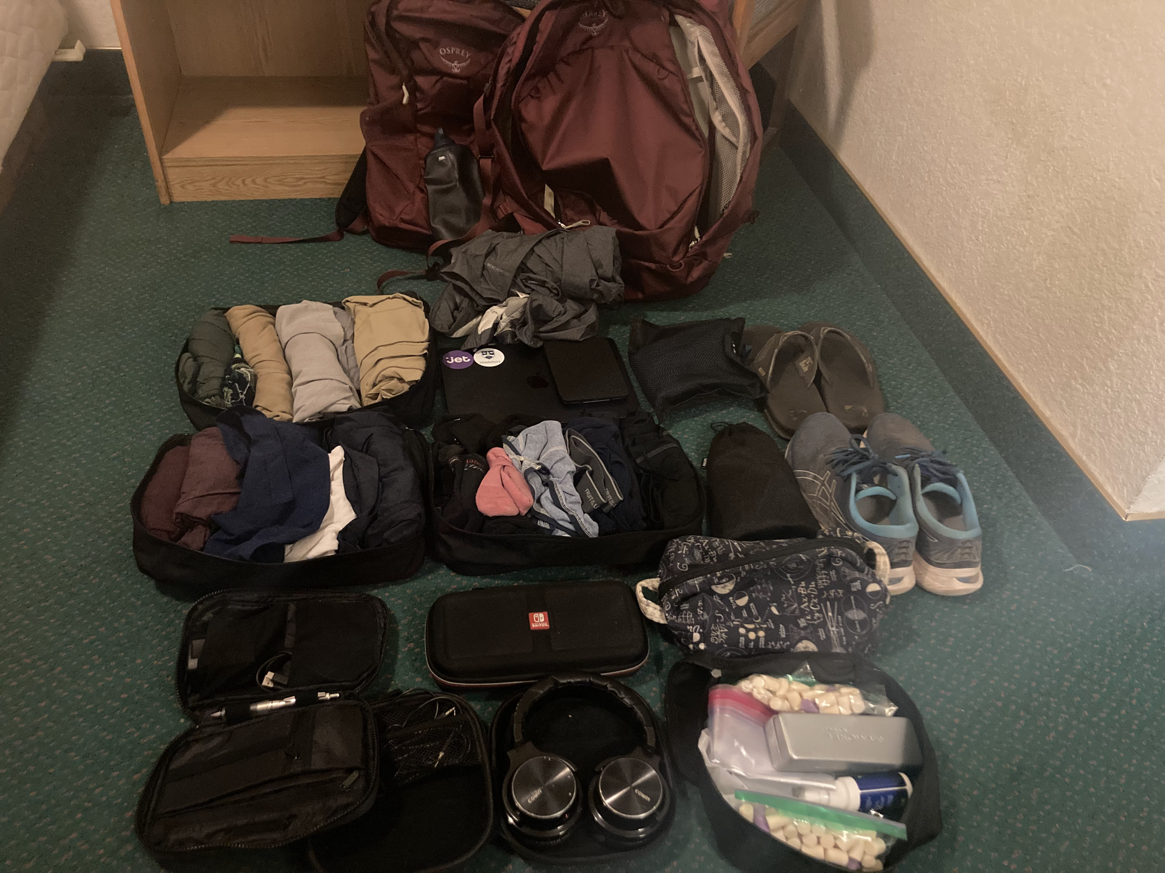 Image of packed items